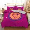 Bohemian Mandala Duvet Cover Golden Sun And Moon 3D Print King Queen Bedding Set Microfiber Dreamcatcher Quilt Cover Pillowcase