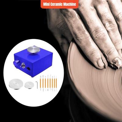 150x130x100mm School Ceramic Teaching Home DIY Ceramic Molding Machine Desktop Pottery Wheel Clay Tool Mini Electric Pottery Wheel Machine