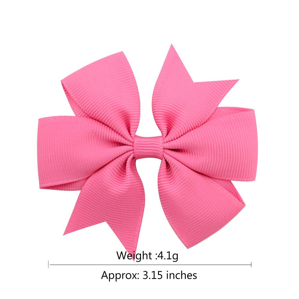 A Pack Of 20 Colors, Ribbon, Fishtail Bow, Hairpin, Hair Accessories, Children'S Hair Accessories 564.