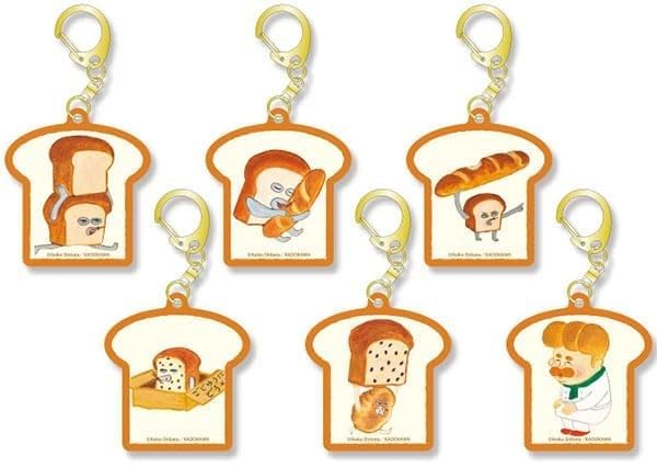 

[Ensky] Bread Thief Bread-Shaped Acrylic Keychain Collection, Box of 6