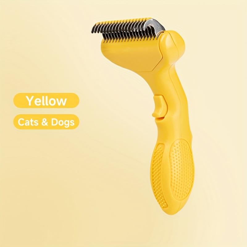 Undercoat Rake for Dogs & Cats, Deshedding Brush for Long haired Pets, Cat Undercoat Brush&Deshedding Tool for Grooming