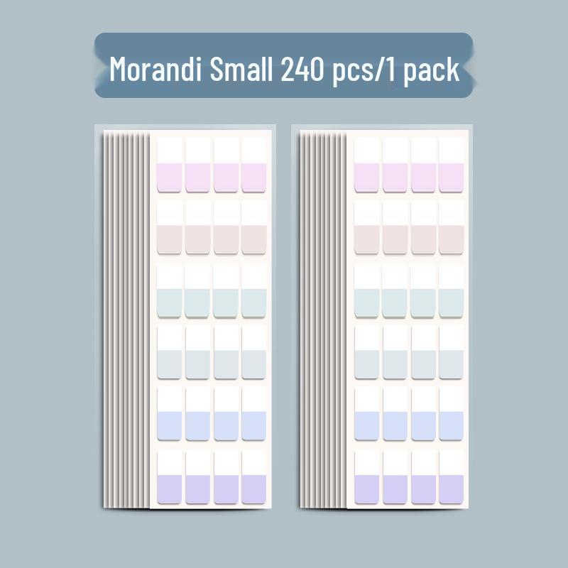 Colorful Transparent Writable Index Tabs and Memo Stickers for Students