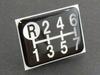Tuningfan Shift Pattern for Manual Transmission Super Big and Emblem, Black, 7-Speed Vehicles, Giga, Great, Dolphin, Profia, Thumb, Quon, Black,