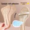 Women's Breathable Non-Slip Sandal Insoles: Self-Adhesive, Sweat-Absorbing, Thin, Disposable, Three-Quarter Pads for High Heels