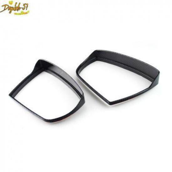 Carbon Fiber For Ford Escape Kuga 2013- Side Mirror Rain Eyebrow Cover Trim
