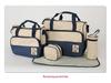 Waterproof Fashion Mommy Bag Set: Multifunctional Crossbody, Large Capacity, Single Shoulder, Handheld, 5 Pieces