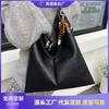 Autumn and winter retro large-capacity commuter bag women's new shoulder bag slack work tote bag