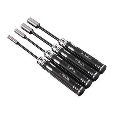 4PCS Set 4.0mm 5.5mm 7mm 8mm Hexagonaled Sockets Wrench Screwdriver Set for Repairing and Assembling