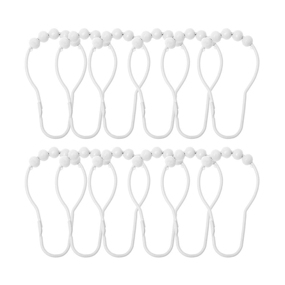 Smoothly Removable Shower Curtain Accessories Shower Curtain Hooks Glide Ring Hooks Curtain Rings