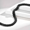 Vnox 8.7mm Stainless Steel Strap Chain Bracelet for Men, Adjustable Jewelry Clasp Wristband, Punk Style Gifts for Birthday Party