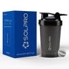 Solpro Fury Shaker Flasche | 450ml | Tragbar und Auslaufsicher | Rutschfester Griff | Ideal für Protein Shakes, Smoothies, Pre Workout und Mehr | BPA Frei
