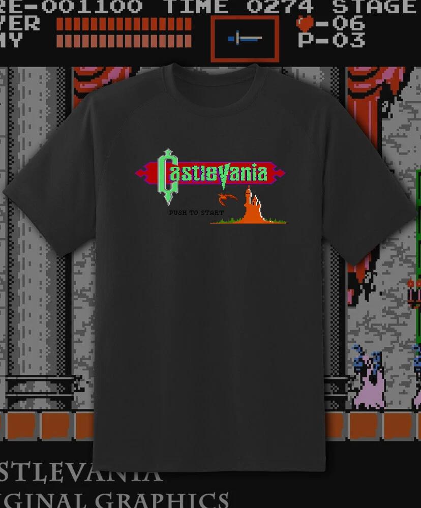Castlevania NES Start Screen Retro Arcade Video Game T Shirt Fast Ship! XXL