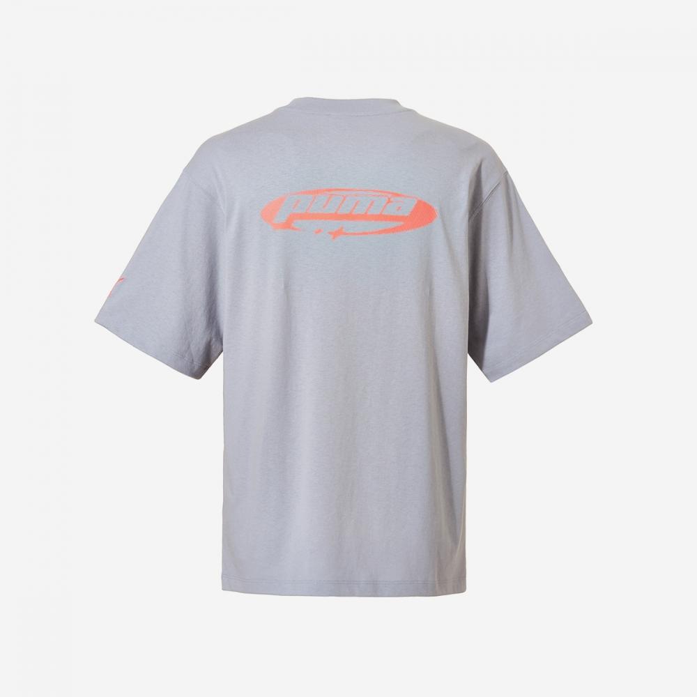 Puma Crlt K Gfx Short Sleeve Tee pKi62808763 Gray Fog