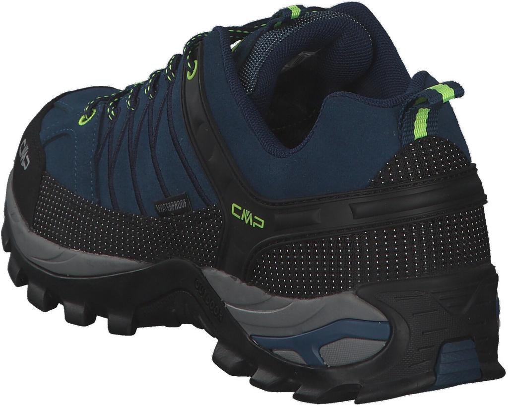 CMP Rigel Low WP Trekking Shoes (3Q13247-08MF) Blue Ink/yellow Fluo