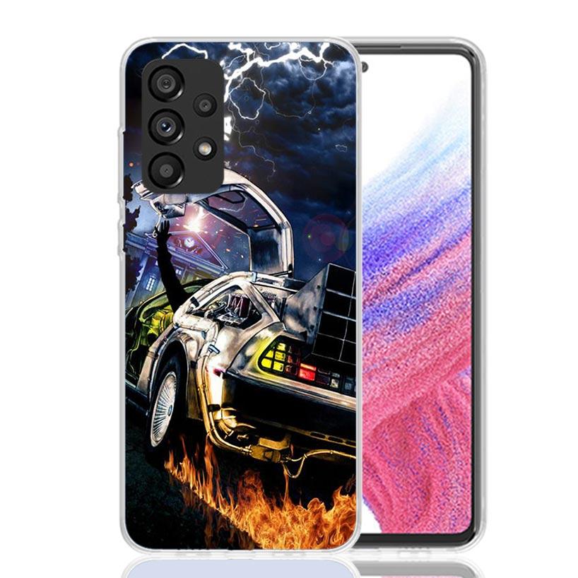Back To The Future Time Machine Case Phone Cover for Samsung Galaxy A17 A16 A15 A14 A13 A56 A55 A54 A53 A36 A35 A34 A33 A26 A25
