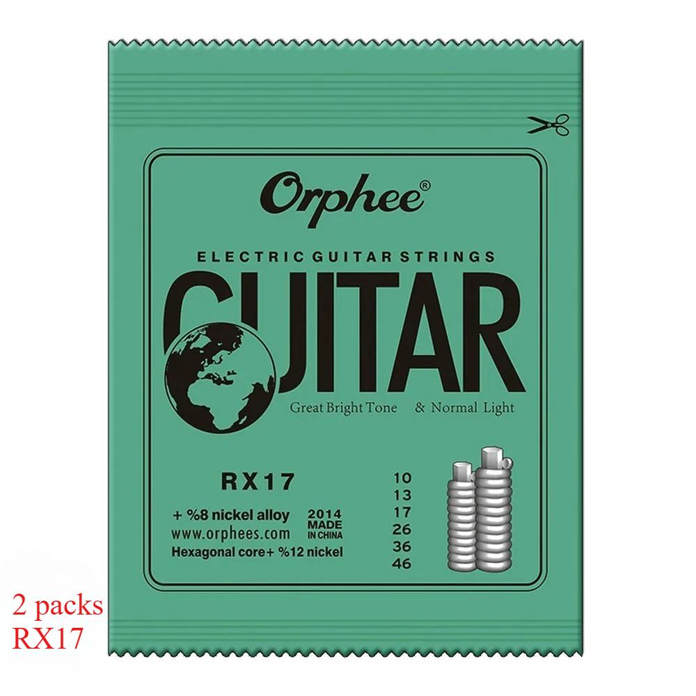 

RX Series Electric Guitar Strings – Hexagonal Core Carbon Steel, Durable Tone for Practice & Performance