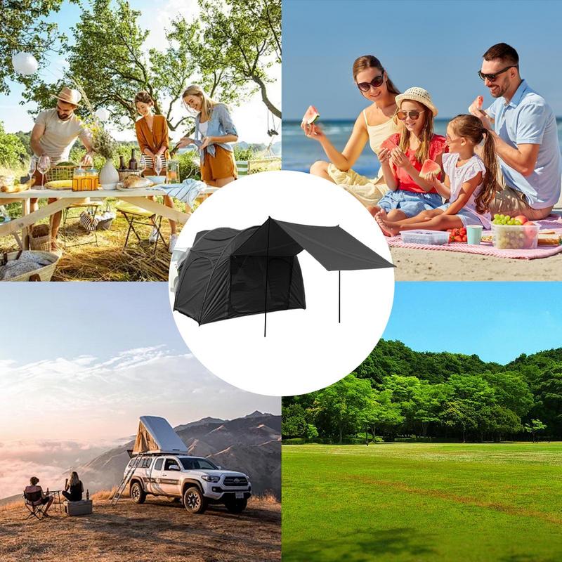 Car Awning Tailgate Tent SUV Tent Camping Tarp With Awning Car Tailgate Shade Awning Tent For Camping SUV Camping Tent For Van