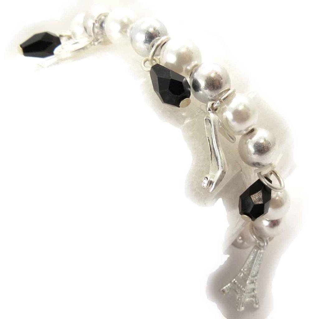 Les Trésors De Lily [J7044] - Black Ivory 'Sissi' Pearl Bracelet