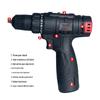 Brushless Lithium Battery Handheld Electric Drill with Stepless Speed Change & Impact Function, Multifunctional Household Screwdriver Tool