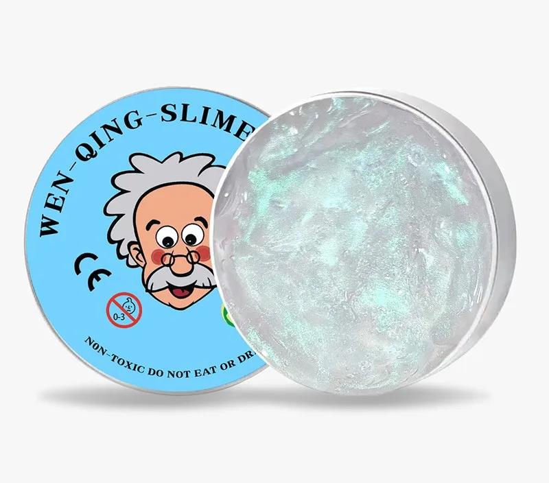 Lab Putty Crystal Clear Glass Best Thinking Smart Crazy Stress Putty with Tin Sensory & Bouncing Toy Stress Relief Toy Blind Box
