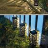 Solar Outdoor Lights, Solar Decorative Lights for Garden Lighting, Solar LED Vintage Hollow Garden Floor Lamp