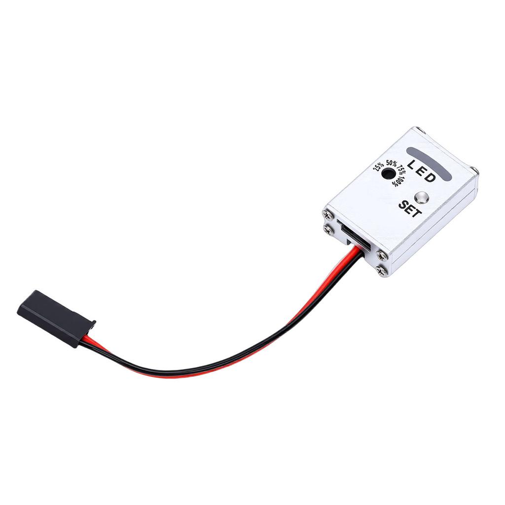 RC 3 Axis Gyro Sensitivity Adjustable for RC Remote Control Drift Rally Trucks with 3 Wire Servo Aluminum Housing