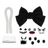 Halloween Ghost Decoration Outdoor Glowing Ghost with Witch Hat DIY Expressions