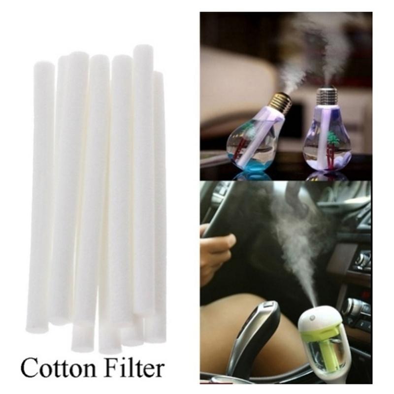 5 Piezas Humidificador de Aroma Repuesto Algodón Esponja Palo para USB Filtro de Aire Difusor Fabricante de Niebla