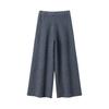 High-Waisted Ribbed Cashmere Pants - Warm and Elegant for Autumn/Winter