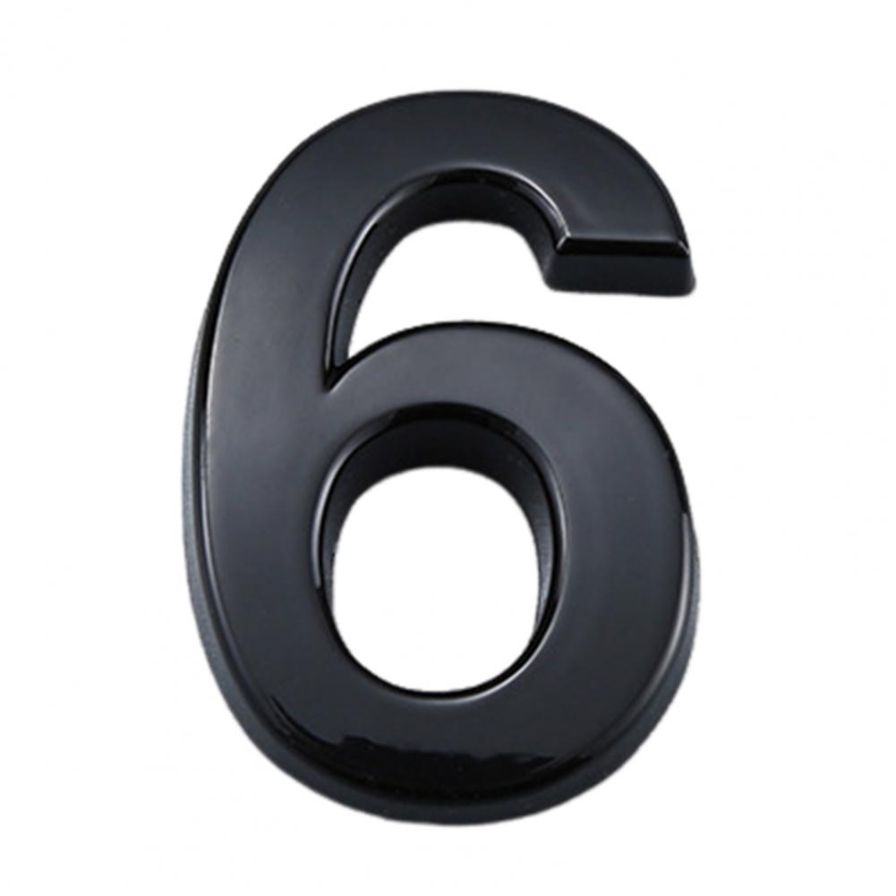 3D Hausnummer Selbstklebend 0-9 Modernes Straßen-Türschild Adressnummer Moderne Heimdekoration Nummer Briefkastenschild
