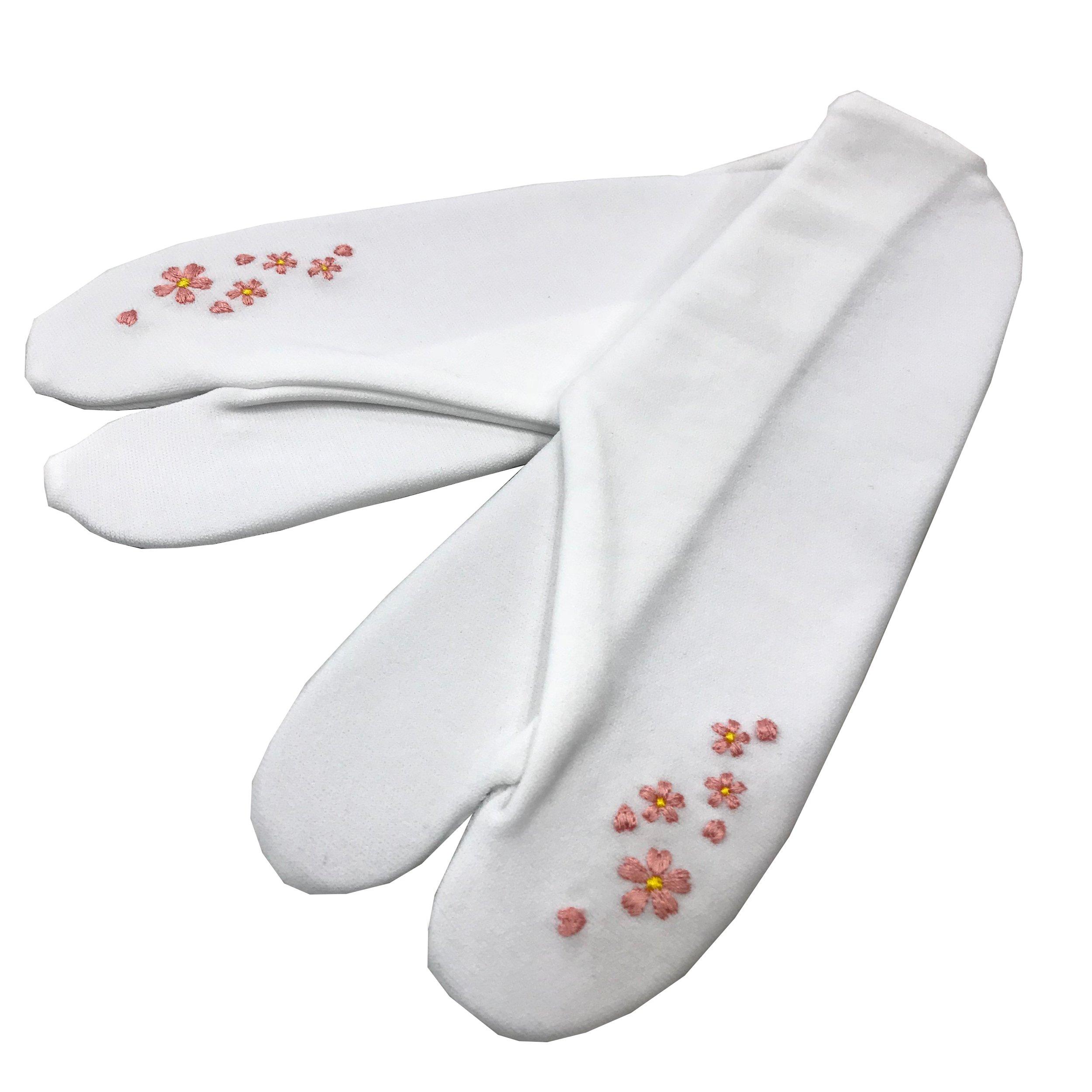 

Tabihime Embroidered Stretch Tabi One Size Fits Most Approx. 22.5-24.5cm (Orange)