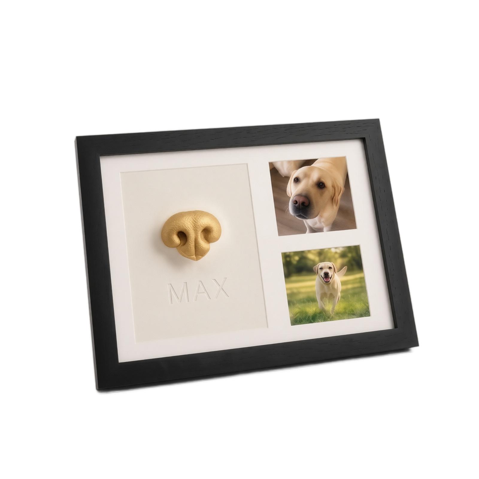Hunde-Nasenabdruck-Set - DIY Haustier-Erinnerungsset für Hundebesitzer One Size