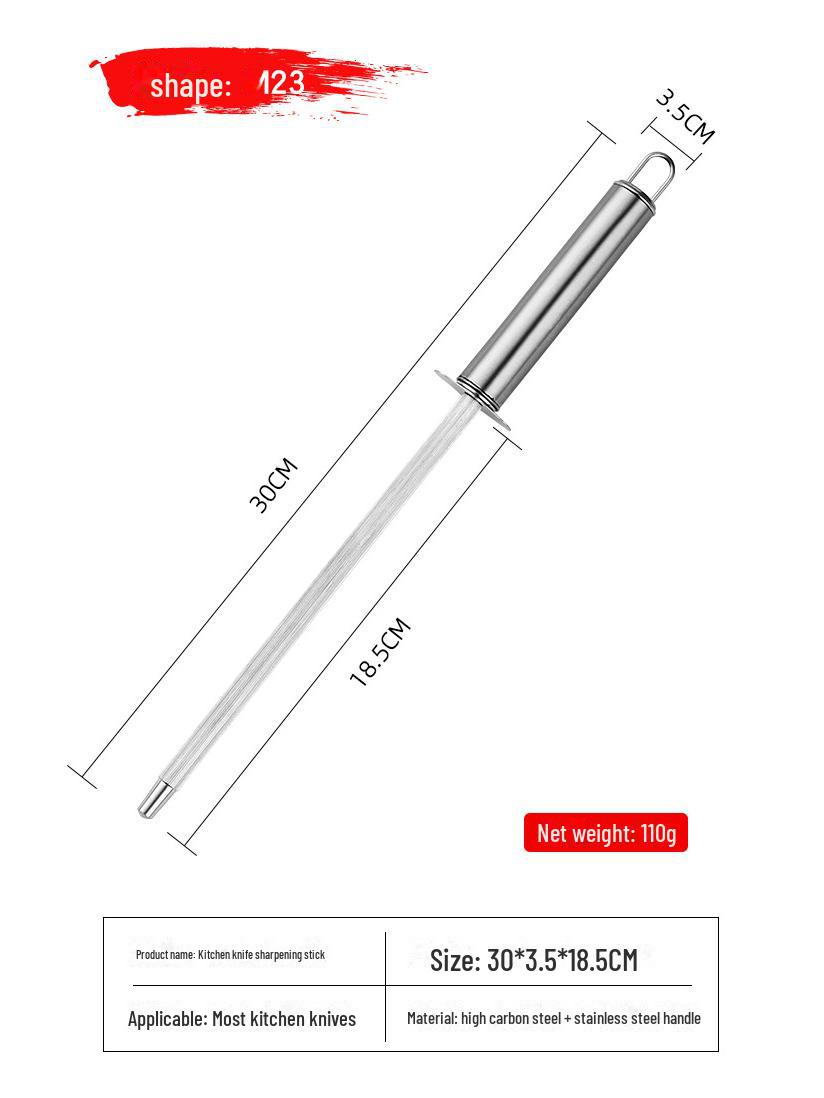 

Кухонный точильный камень Lin Taizuo: Новый стиль, мелкозернистый мусат для немецких и западных ножей M24 Color Box