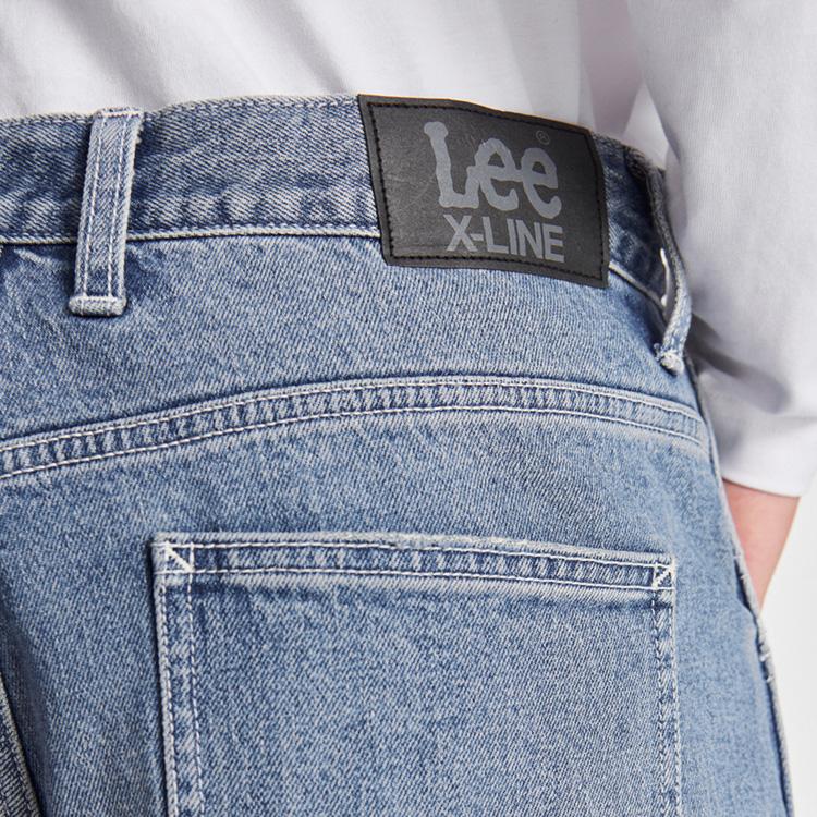 Lee Jeans Unisex Medium Light Blue Moderate Straight Fit Pants LUB009090206751A07668
