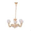 1/12 Dollhouse 6 Arm Chandelier Doll House Accessory Decoration Realistic Micro Landscape Room