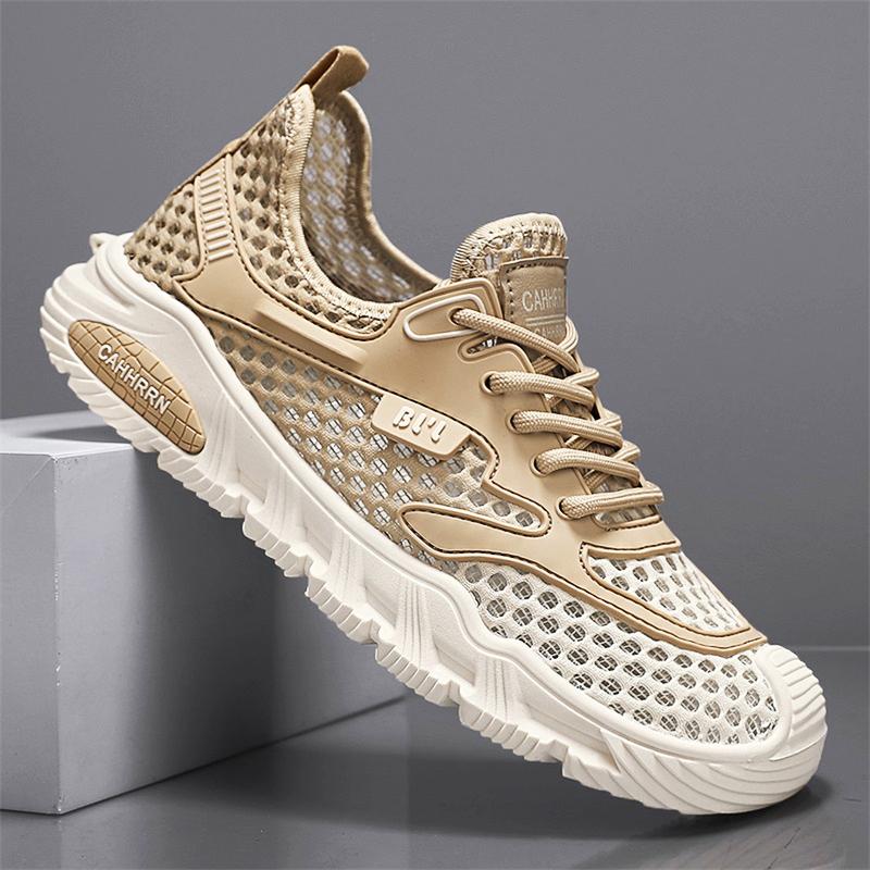 

Сандалі Чоловічі Літні Дихаючі Сітчасті Порожнисті Баотоу Чоловічі Водіння Бродити Спортивні Дозвілля Легкі Пляжні Взуття з Дірками 44 бежевий