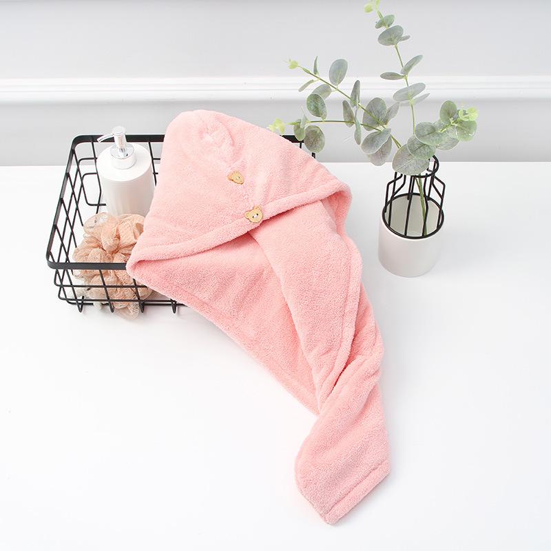 Damen Schnelltrocknendes, Saugfähiges Haarhandtuch-Wickeltuch - Dick, Fusselarm und Niedlich für Langes Haar