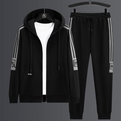 Men's Two-piece Suit, Sports Long Pants, Men's Loose Cardigan, Casual Hoodie