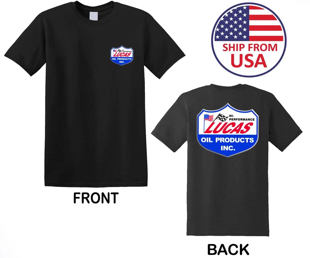 Lucas Oil Men s Black Size S to 3XL M