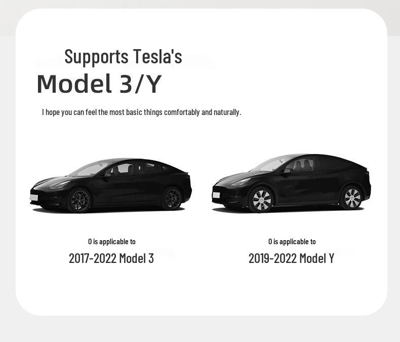 Tesla Model Y/3 Rear Air Vent Protector Anti-Kick Cover Interior Accessory