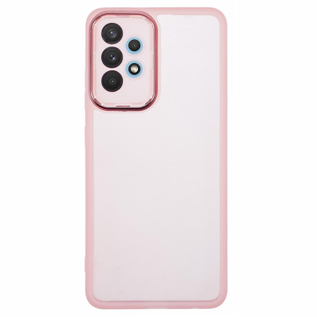 DKSM Series For Samsung Galaxy M32 5G/A32 5G Case Electroplated Camera Frame TPU Phone Cover