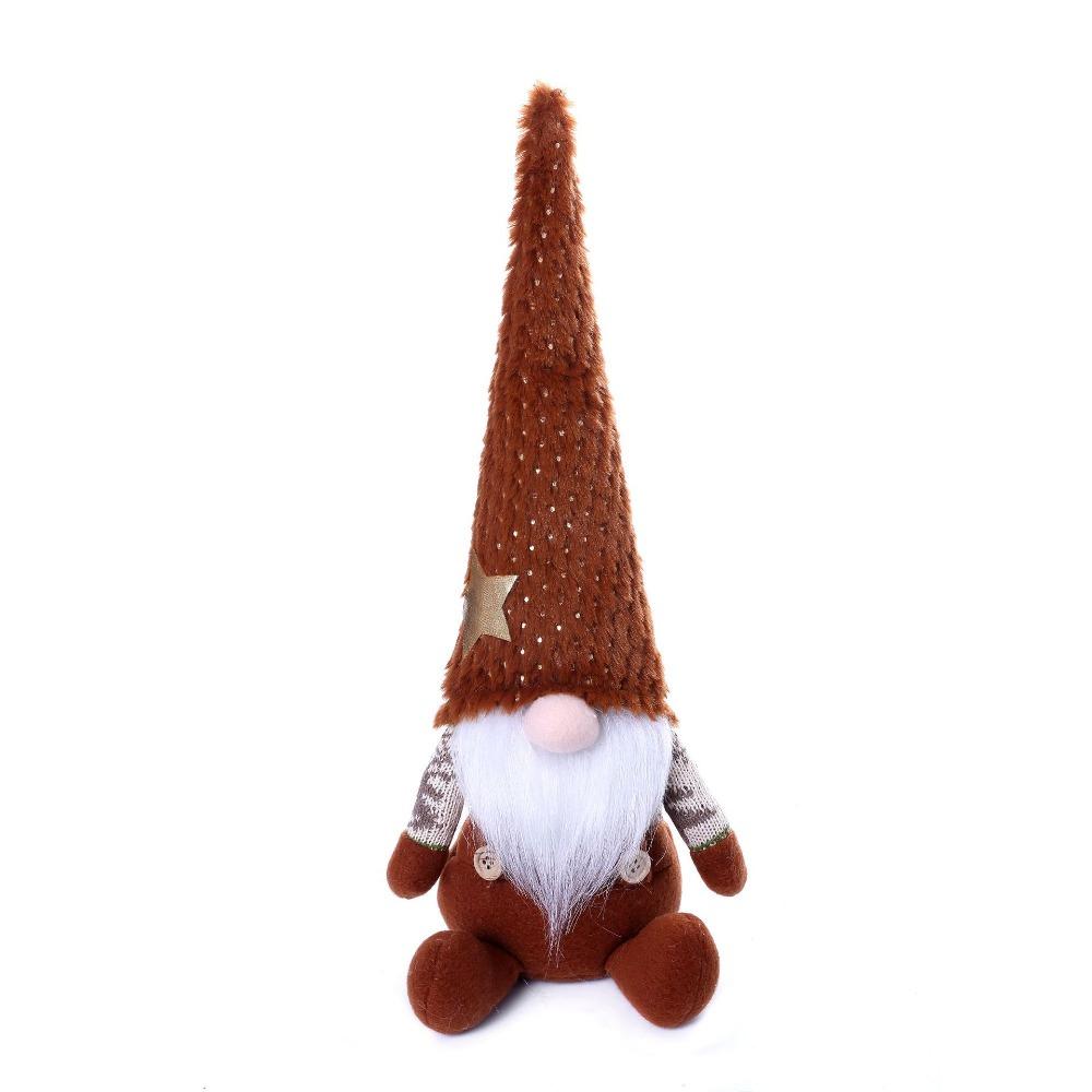 Handmade Plush Knitted Doll Cute Faceless Doll Crafts Christmas Toy  Photo Props