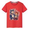 Zootopia 2 Print T-Shirt für Kinder Jungen 10 Jahre 100% Baumwolle Pride T-Shirt Kawaii Oberteile Anime Kurz Y2K Einteiler Mädchen Kleidung