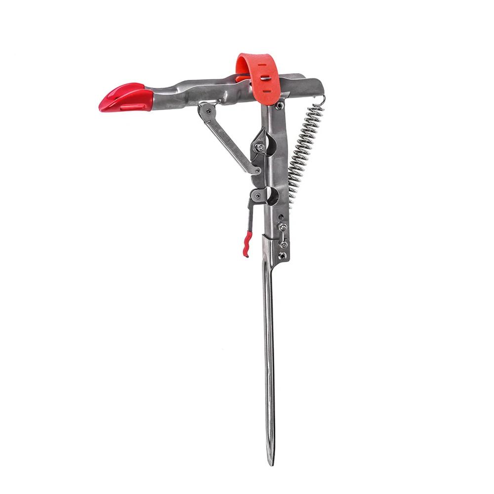

Automatic Fishing Rod Holder Foldable Double Single Spring-Loaded Adjustable Angle Anti-Rust Steel Bracket for Pole Saltwater 260319