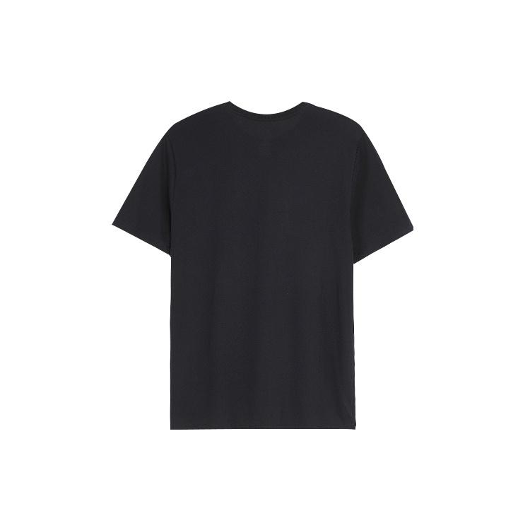 Air Jordan Logo Sports Round Collar Short Sleeves Tee 'Black' Men's 840395-010