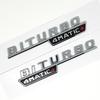 Pegatina Emblema Lateral Guardabarros Mercedes BITURBO 4MATIC