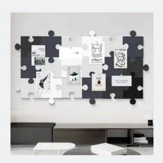 3D Felt Puzzle Wall Decor & Message Board
