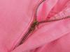 Jeans rosa petite a vita alta stile coreano a gamba larga - Estivo da donna vestibilità ampia
