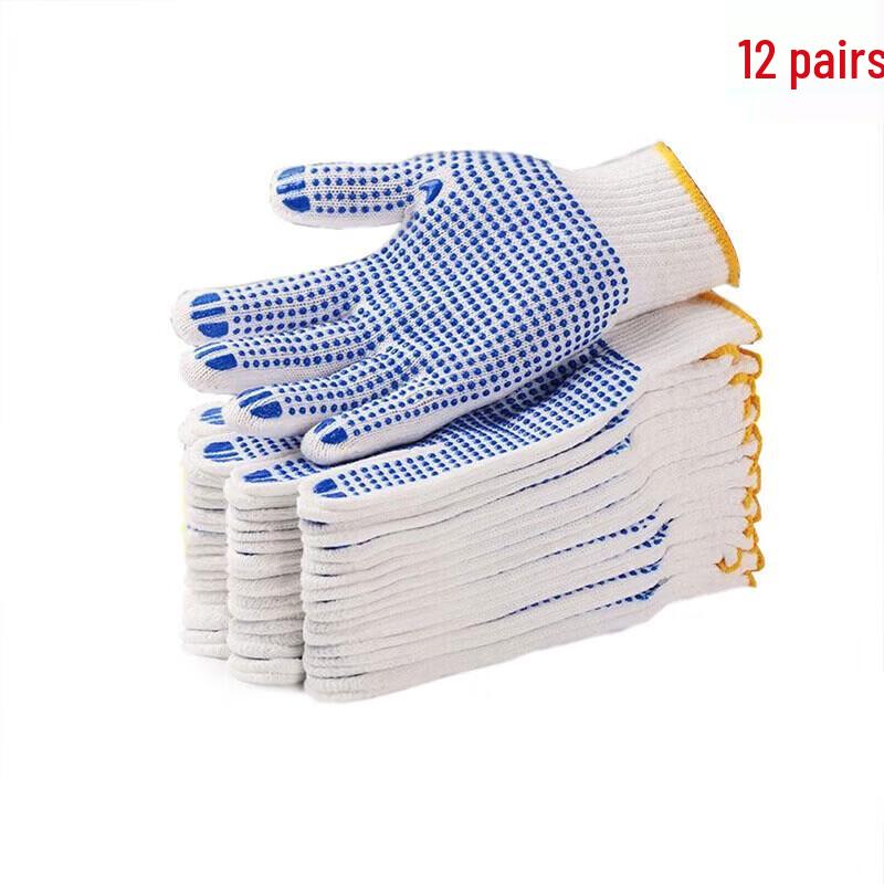 Langxi SS-600K PVC Dotted Anti-Slip Work Gloves