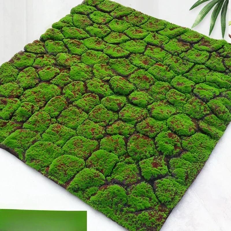 Artificial Turf Moss Simulation Grassland Fake Grass Lawn Carpet Artificial Musgo Turf Synthetic Grass Outdoor Garden Decoration